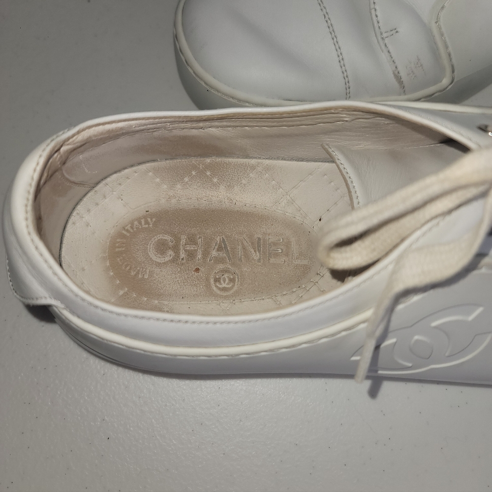 Chanel Leather trainers Size 41 - Picture 3 of 10